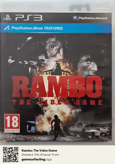 Rambo: The Video Game PlayStation 3, France box front