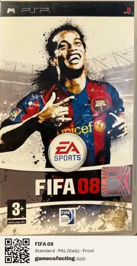 FIFA 08 PlayStation Portable, Italy box front