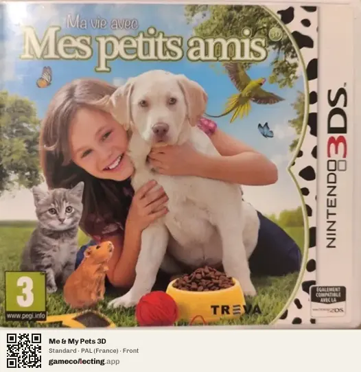 Me & My Pets 3D Nintendo 3DS, France box front