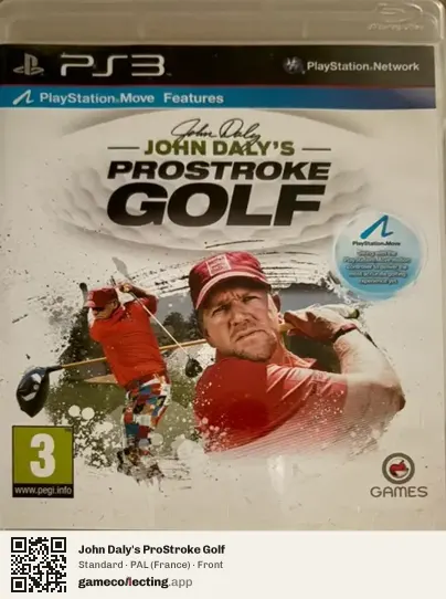 John Daly's ProStroke Golf PlayStation 3, France box front