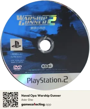 Naval Ops: Warship Gunner PlayStation 2, Asia disc
