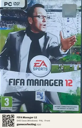 FIFA Manager 12 Computer, PAL box front
