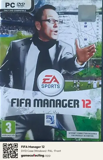 FIFA Manager 12 Computer, PAL box front