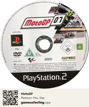 MotoGP PlayStation 2, PAL disc