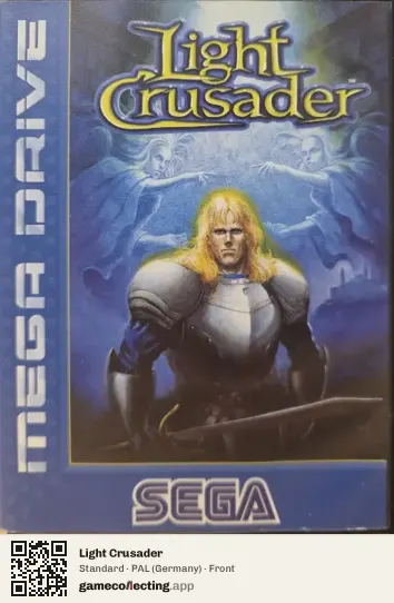 Light Crusader Sega Mega Drive / Genesis, Germany box front