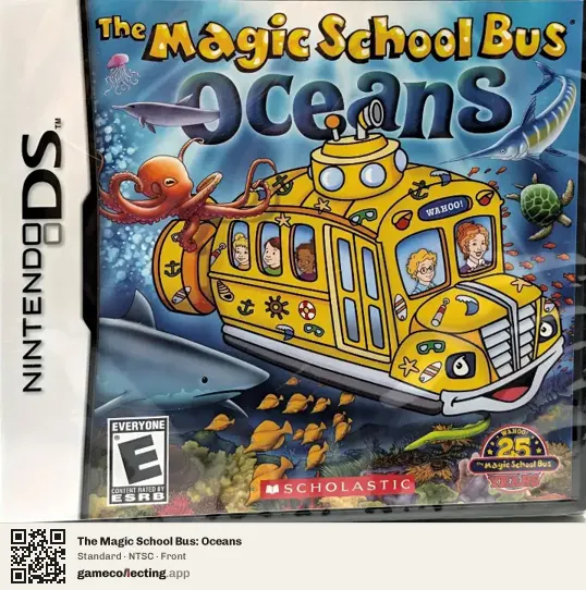 The Magic School Bus: Oceans Nintendo DS, NTSC box front