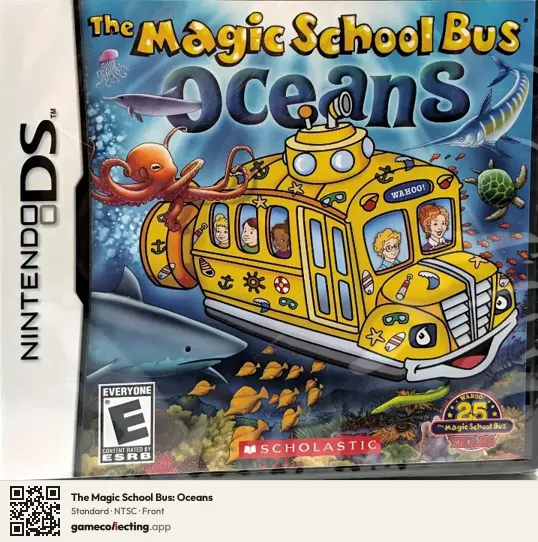 The Magic School Bus: Oceans Nintendo DS, NTSC box front