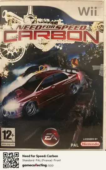 Need for Speed: Carbon Nintendo Wii, France box front