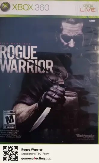 Rogue Warrior Xbox 360, NTSC box front
