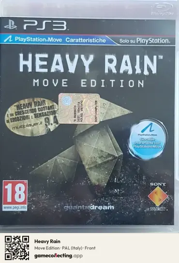 Heavy Rain PlayStation 3, Italy box front