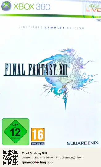 Final Fantasy XIII Xbox 360, Germany box front