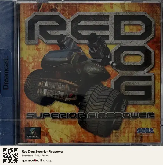 Red Dog: Superior Firepower Sega Dreamcast, PAL box front