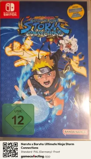 Naruto x Boruto: Ultimate Ninja Storm Connections Nintendo Switch, Germany box front