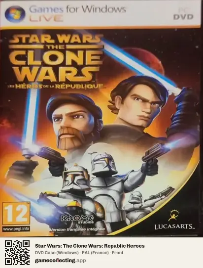 Star Wars: The Clone Wars: Republic Heroes Computer, France box front