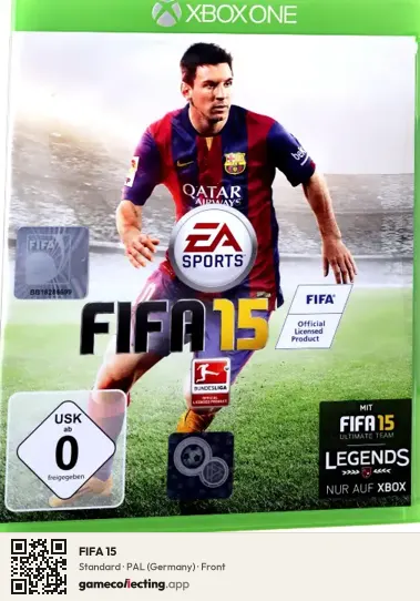 FIFA 15 Xbox One, Germany box front
