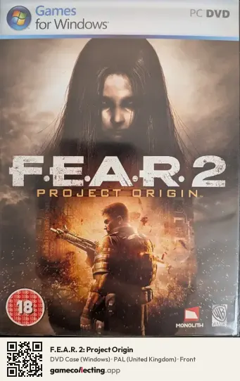 F.E.A.R. 2: Project Origin Computer, United Kingdom box front