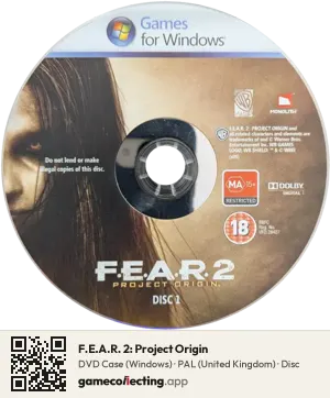 F.E.A.R. 2: Project Origin Computer, PAL disc