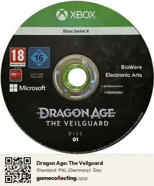 Dragon Age: The Veilguard Xbox Series X, PAL disc