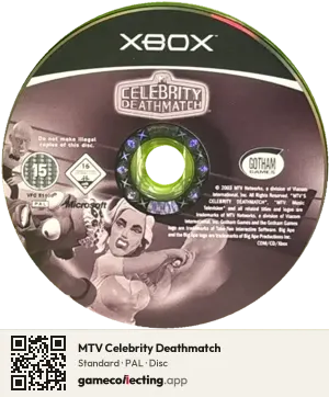 MTV Celebrity Deathmatch Xbox, PAL disc