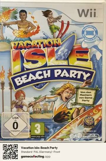 Vacation Isle: Beach Party Nintendo Wii, Germany box front