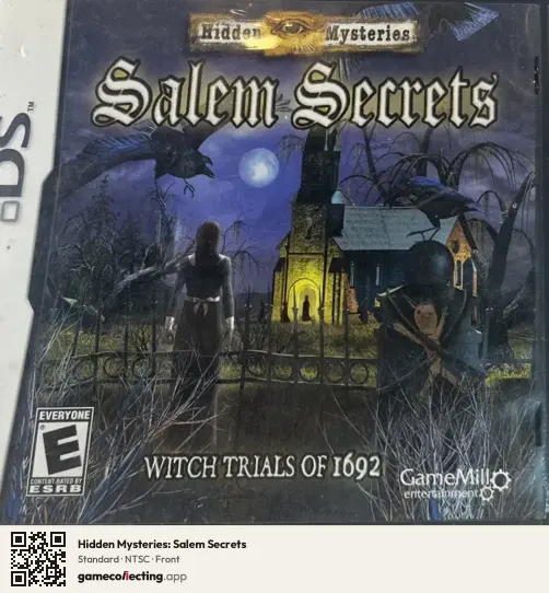 Hidden Mysteries: Salem Secrets Nintendo DS, NTSC box front