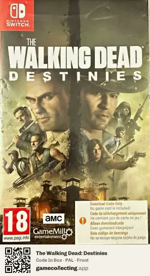 The Walking Dead: Destinies Nintendo Switch, PAL box front