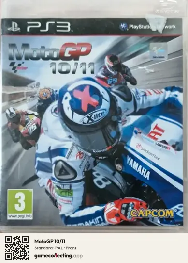 MotoGP 10/11 PlayStation 3, PAL box front