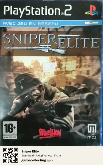 Sniper Elite PlayStation 2, France box front