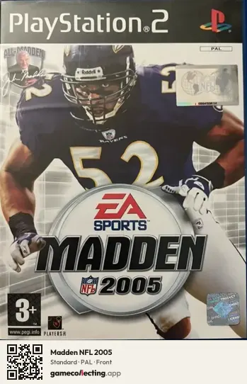Madden NFL 2005 PlayStation 2, PAL box front