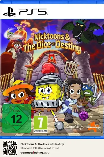 Nicktoons & The Dice of Destiny PlayStation 5, Germany box front