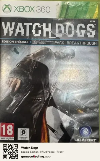 Watch Dogs Xbox 360, France box front