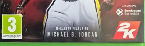 NBA 2K17, the PEGI square on its front