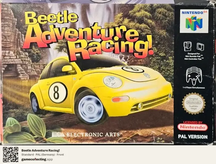 Beetle Adventure Racing! Nintendo 64, Germany box front