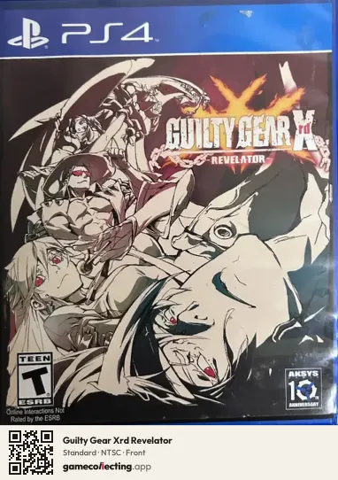 Guilty Gear Xrd Revelator PlayStation 4, NTSC box front