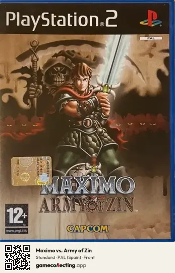 Maximo vs. Army of Zin PlayStation 2, Spain box front