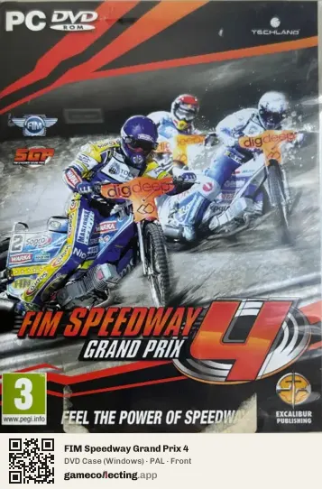 FIM Speedway Grand Prix 4 Computer, PAL box front
