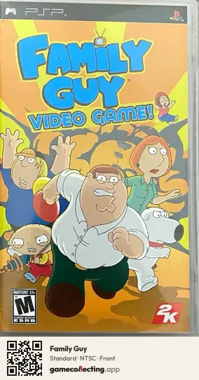 Family Guy PlayStation Portable, NTSC box front