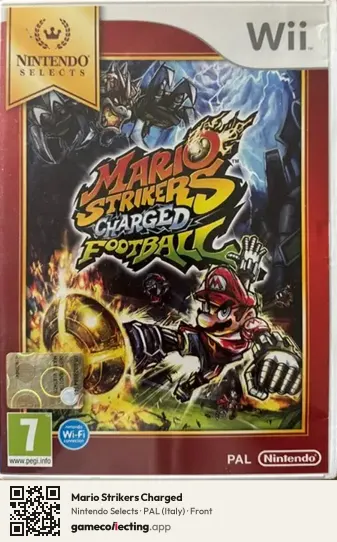 Mario Strikers Charged Nintendo Wii, Italy box front
