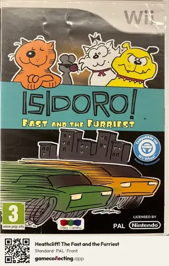 Heathcliff! The Fast and the Furriest Nintendo Wii, PAL box front