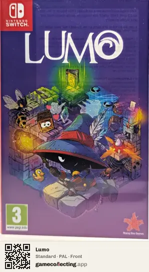 Lumo Nintendo Switch, PAL box front