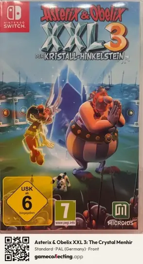 Asterix & Obelix XXL 3: The Crystal Menhir Nintendo Switch, Germany box front