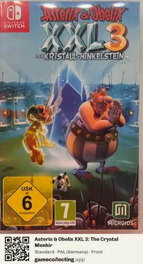 Asterix & Obelix XXL 3: The Crystal Menhir Nintendo Switch, Germany box front