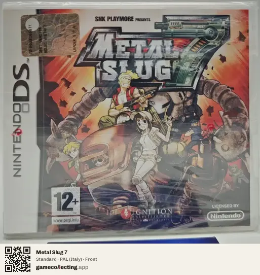 Metal Slug 7 Nintendo DS, Italy box front