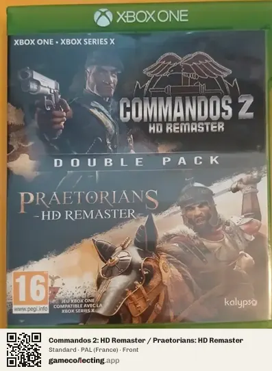 Commandos 2: HD Remaster / Praetorians: HD Remaster Xbox One, France box front