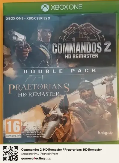Commandos 2: HD Remaster / Praetorians: HD Remaster Xbox One, France box front
