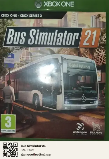 Bus Simulator 21 Xbox One, PAL box front
