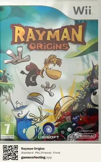 Rayman Origins Nintendo Wii, France box front