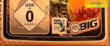 FIFA Street 2, the USK square on its front