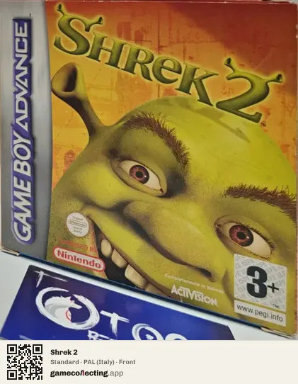 Shrek 2 Game Boy Advance, Italy box front