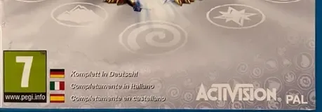 Skylanders: Giants, the USK square on its front